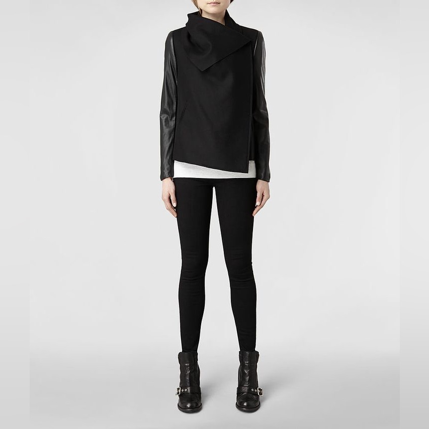 Allsaints Hyde Monument Jacket Size 8 Fits Smaller